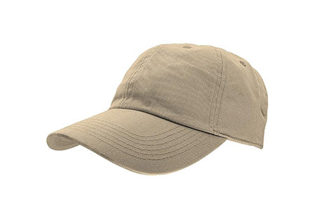 100% Cotton Polo Cap Khaki