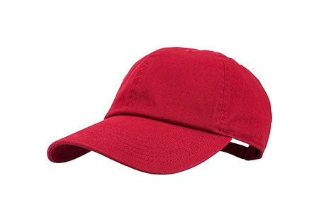 100% Cotton Polo Cap Red