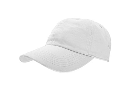 100% Cotton Polo Cap White