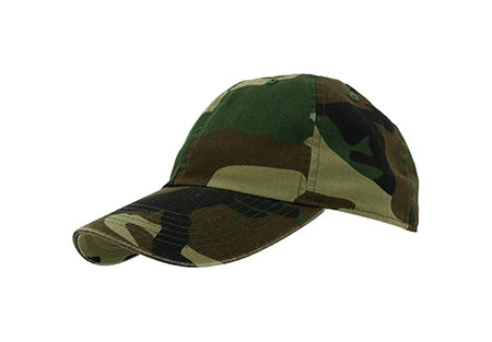 100% Cotton Polo Cap Camo